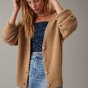 American Eagle Button Front Cardigan  NWT